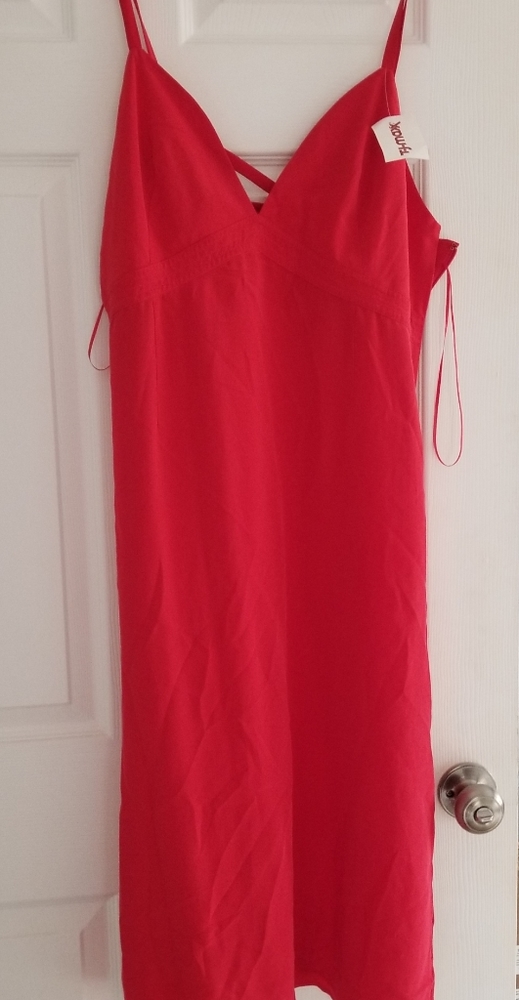 Red dress